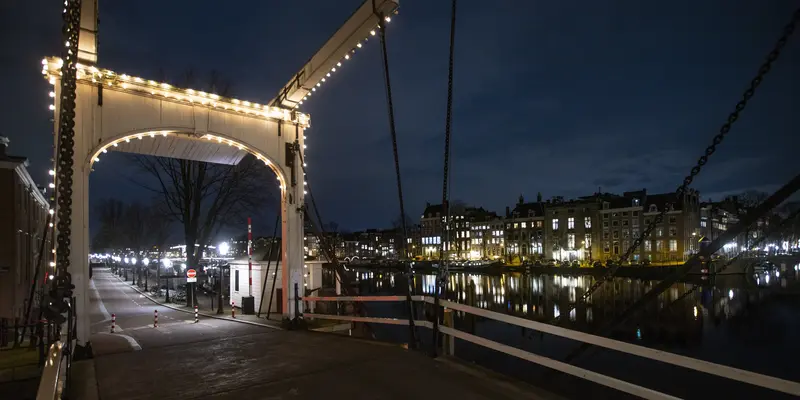 Begini Penampakan Kota Amsterdam Saat Jam Malam COVID-19