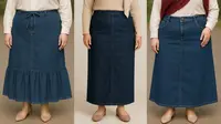 7 Pilihan Rok Jeans untuk Orang Gemuk Berhijab