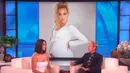 Tak hanya itu, Kim Kardashian bahkan terang-terangan bicara mengenai keadaan Khloe dalam acara Ellen   DeGeneres. (EllenTube)