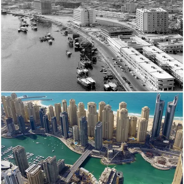 Puluhan Tahun Berlalu, Ini 6 Potret Perubahan Kota Dubai Dulu Vs Kini