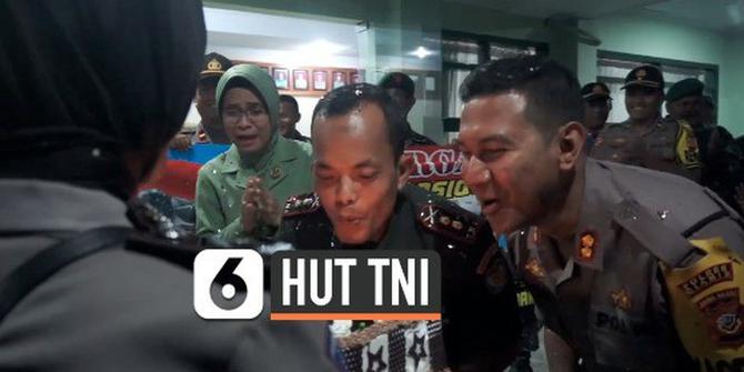 VIDEO: Joget Bersama TNI-Polri Ciamis di HUT ke-74 TNI