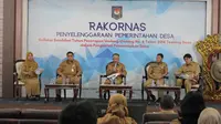 Rapat Koordinasi Nasional (Rakornas) Penyelenggaraan Pemerintahan Desa dalam rangka Refleksi Sembilan Tahun Penerapan UU Nomor 6 Tahun 2014 tentang Desa dalam Penguatan Pemerintahan Desa" di Jakarta, Selasa (14/2/2023) (Istimewa)