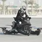 Motor terbang Hoverbike diuji coba beberapa waktu lalu di Dubai. (Hoversuft)