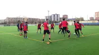 Evan Dimas telah menjalani latihan intensif bersama skuat Espanyol B sejak Selasa (9/2/2016)