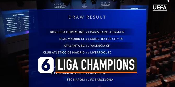 VIDEO: Jadwal 16 Besar Liga Champions, Siaran Langsung SCTV