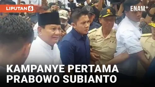 VIDEO: Prabowo Subianto Kampanye Pertama ke Pondok Pesantren di Tasikmalaya
