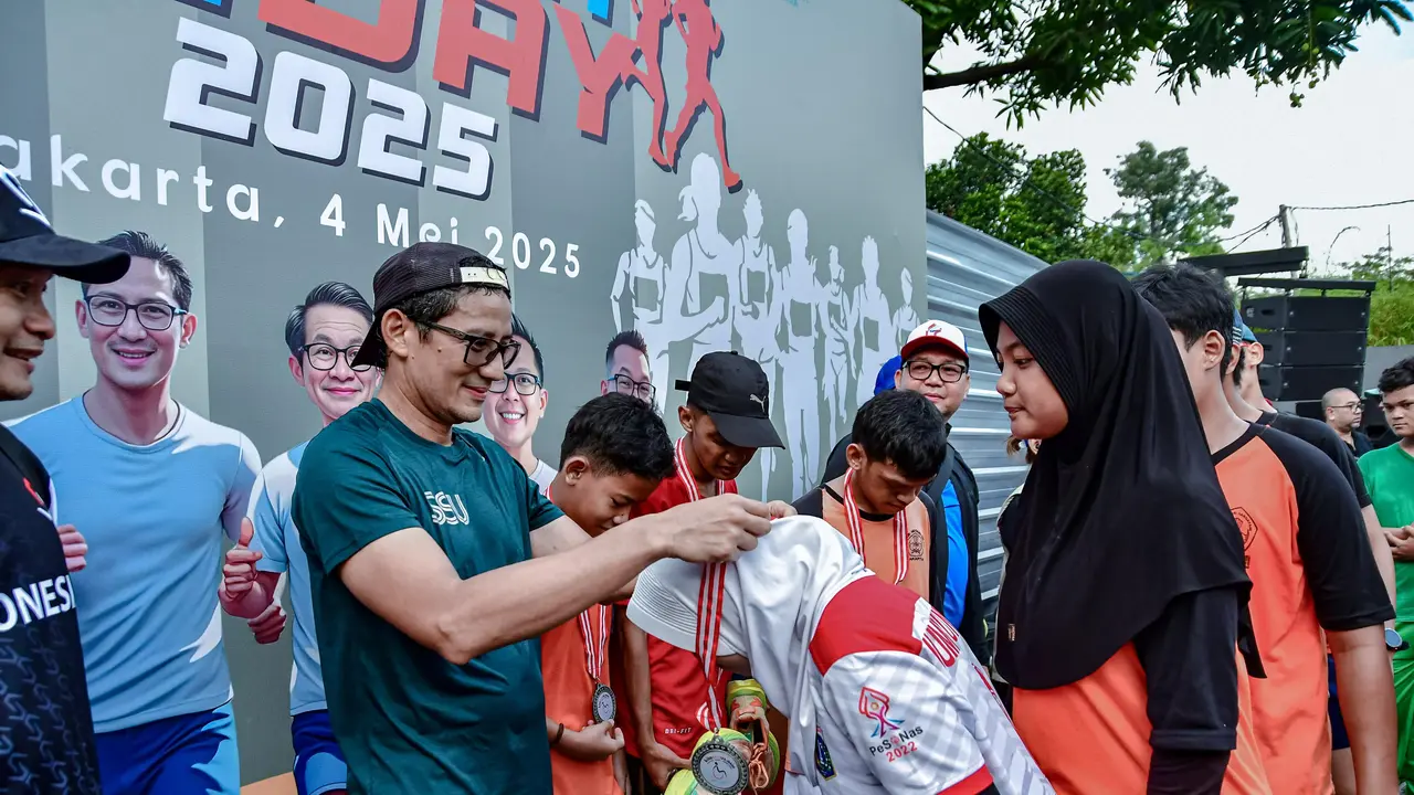 Ketua Dewan Pembina Rumah SandiUno Indonesia (RSI), Sandiaga Uno, menggelar acara RSI Fun Run 2025 (Istimewa)