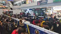 Suasana grand final NXL Mobile Esports Cup 2019 di Mal Mangga Dua, Jakarta Pusat, Minggu (17/3/2019). (Istimewa)