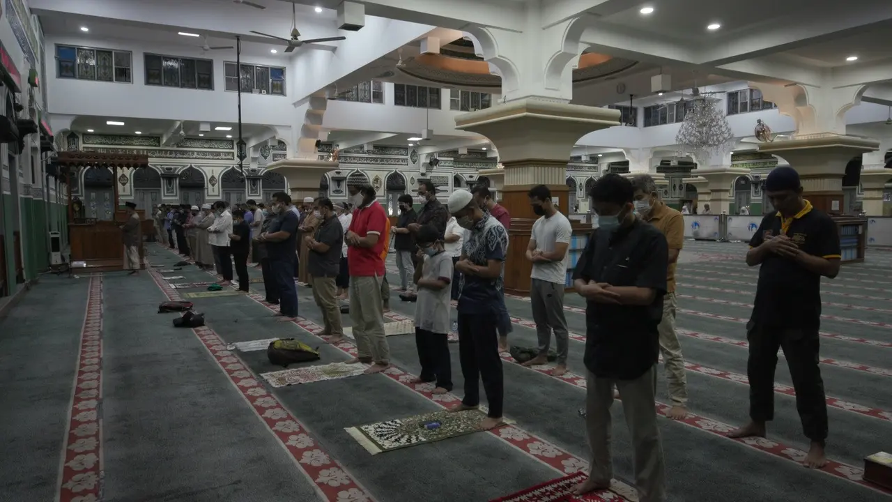 Protokol Kesehatan di Masjid Agung Al Azhar