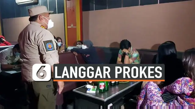 VIDEO: Ketahuan Langgar Prokes Covid-19, Pengunjung Bar Marah-Marah