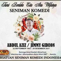 Jimmy Gideon meninggal dunia pada 26 Desember 2021. (Foto: Dok. Evry Joe)