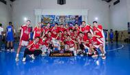 Tim Basket Bhayangkara Brimob meraih juara pada ajang KASAU Cup 2026 Basketball Tournament kategori antar kementerian dan lembaga. (Polri)