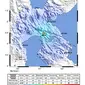 Gempa Magnitudo 4,8 mengguncang wilayh Kabupaten Luwu Timur, Sulsel, Jumat malam (23/8/2024), pukul 18.30.28 Wita. (Liputan6.com/ Dok BMKG)