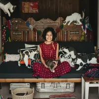 Founder Sejauh Mata Memandang berbagi tips mengurangi limbah fashion dengan mendaur ulang kain perca jadi produk bernilai. (Dok/Plataran indonesia).