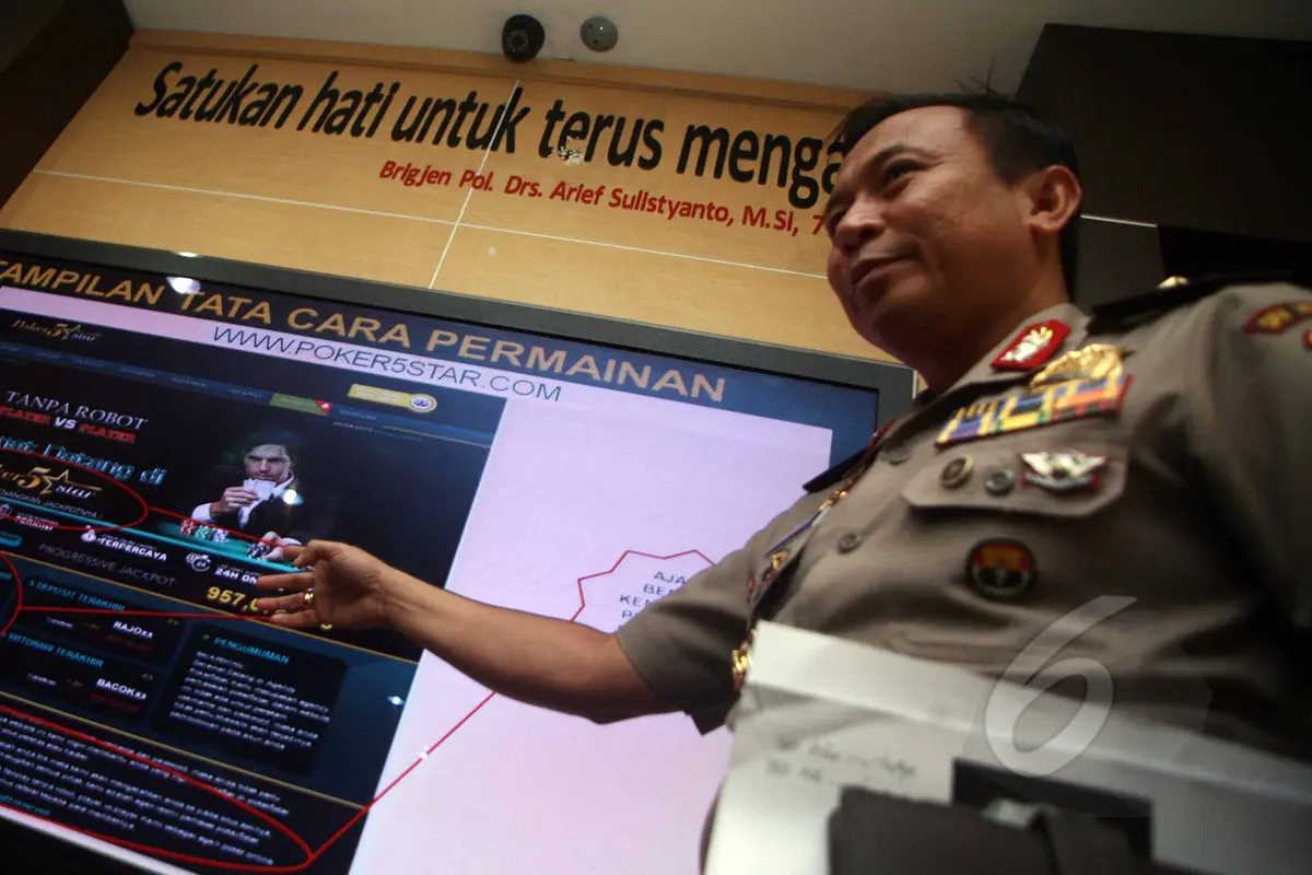 Bareskrim Ungkap Jaringan Perjudian Online 