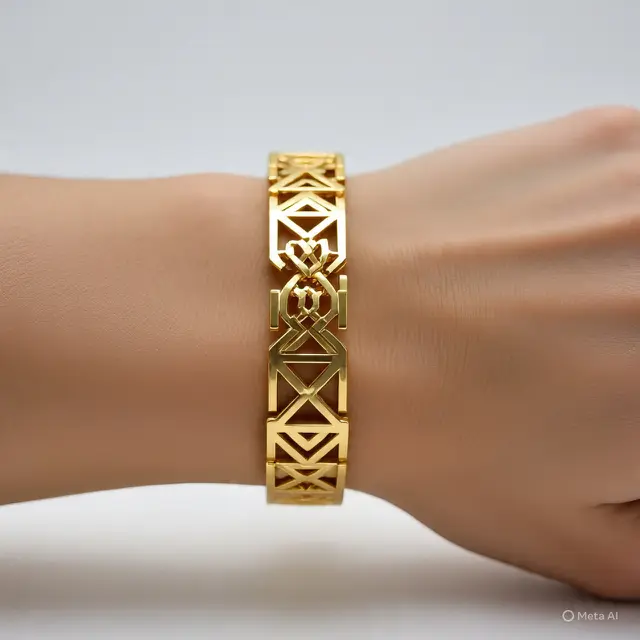 Model Gelang Serut Emas Terbaru