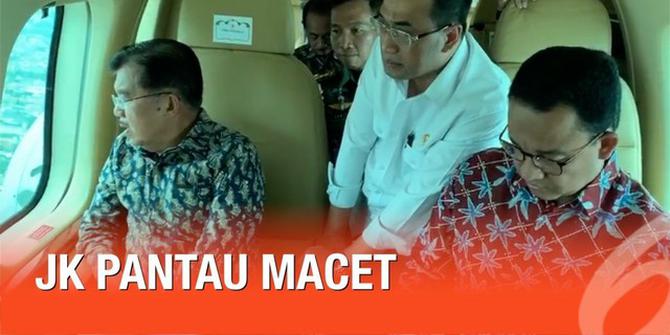 VIDEO: JK Pantau Macet Jakarta dari Udara
