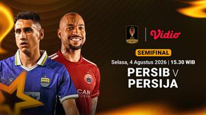 Persib vs Persija - Piala Presiden Semifinal: Duel Antara Dua Pelatih Baru di Vidio