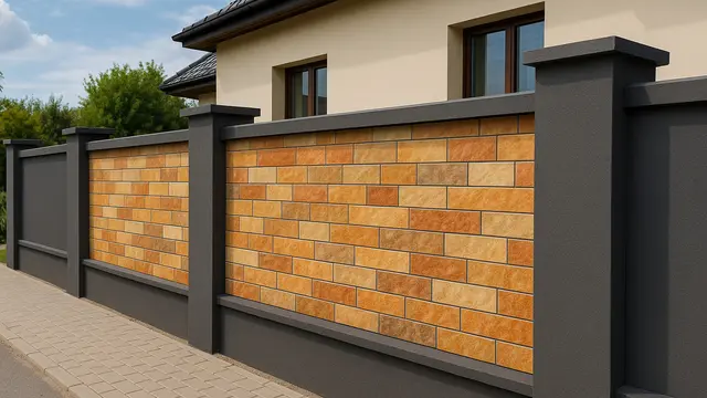 Desain Pagar Tembok Unik