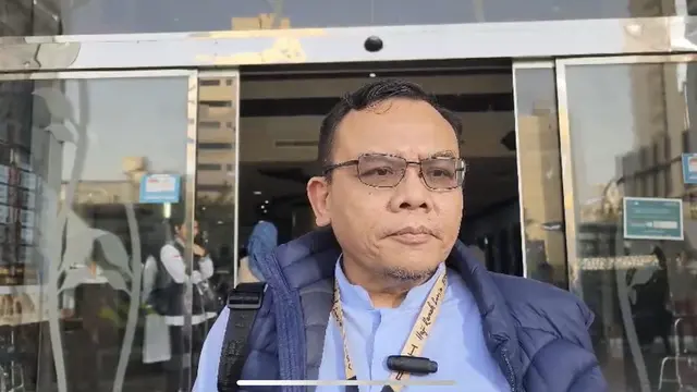 Anggota Komisi IX sekaligus Timwas DPR RI, Saleh Partaonan Daulay di Makkah, Arab Saudi.
