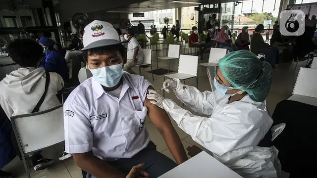 FOTO: Stasiun MRT Jakarta Gelar Vaksinasi COVID-19