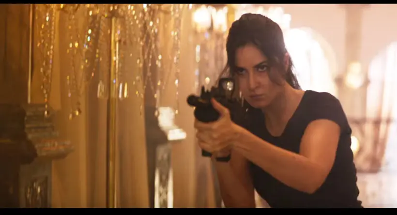 Aksi Katrina Kaif dalam film Tiger Zinda Hai. (Yash Raj Film)