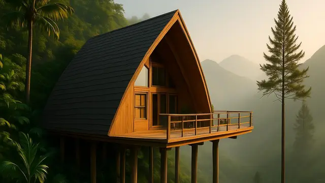 Rumah Panggung, Solusi Lereng Curam