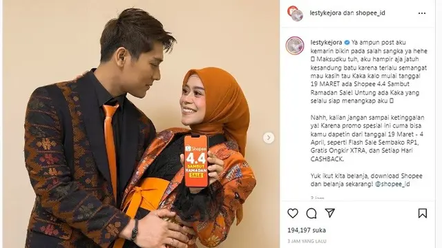 Akhirnya Terungkap, Ternyata Ini Alasan Lesti Tulis Caption Galau di Instagram
