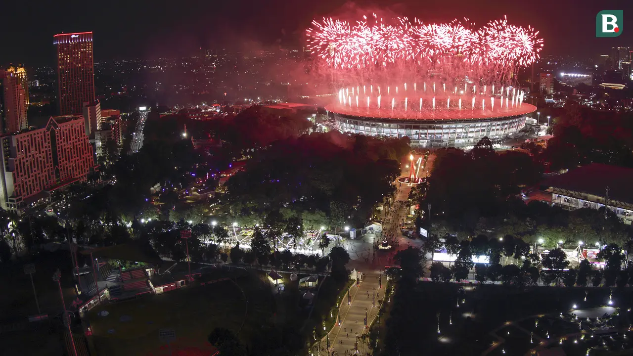 Pesta Kembang Api di Pembukaan Asian Games 2018