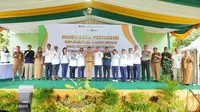 Produktivitas Padi Meningkat, PTBA Gelar Panen Raya Kalium Humat di Lahan 3,5 Hektare