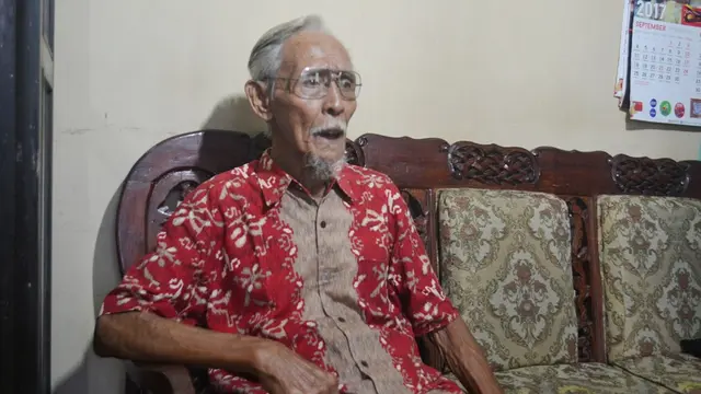 Bekas prajurit Cakrabirawa, Sulemi. (Foto: Liputan6.com/Muhamad Ridlo)