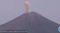 Gunung Semeru Erupsi 9 Kali Beruntun Sabtu Pagi 4 April 2026, Tinggi Letusan Capai 1.000 Meter