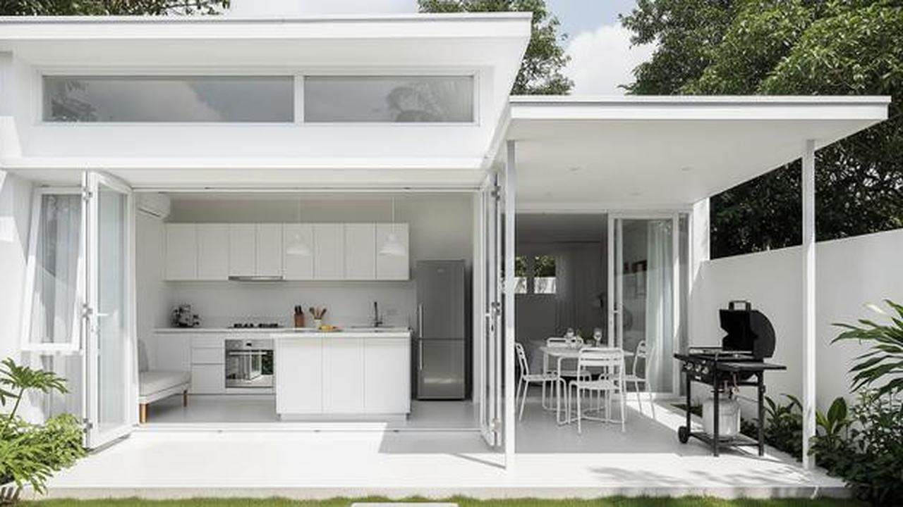 7 Model Rumah Mini Tapi Punya Dapur Terbuka dan Teras Belakang yang Cocok Buat BBQ