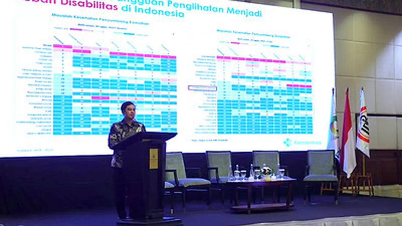 Wamenkes Dante sebut pemerintah menargetkan 80 persen pasien katarak bisa dioperasi. (Foto: Dok Kemenkes)