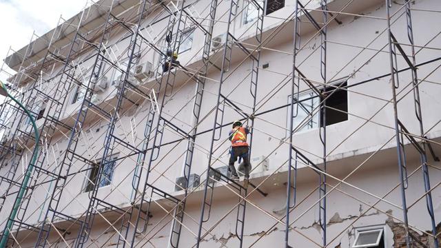 Kementerian PUPR mempercepat perbaikan Rumah Sakit Umum Daerah (RSUD) Sayang yang terdampak gempa Cianjur, Jawa Barat. (Dok Kementerian PUPR)