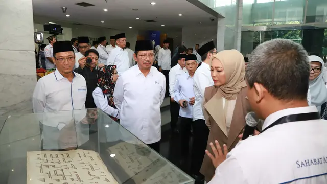 Kementerian Agama Pamerkan 9 Mushaf Fenomenal di Acara Gebyar Nuzulul Qur'an. (Foto: Humas Kemenag)