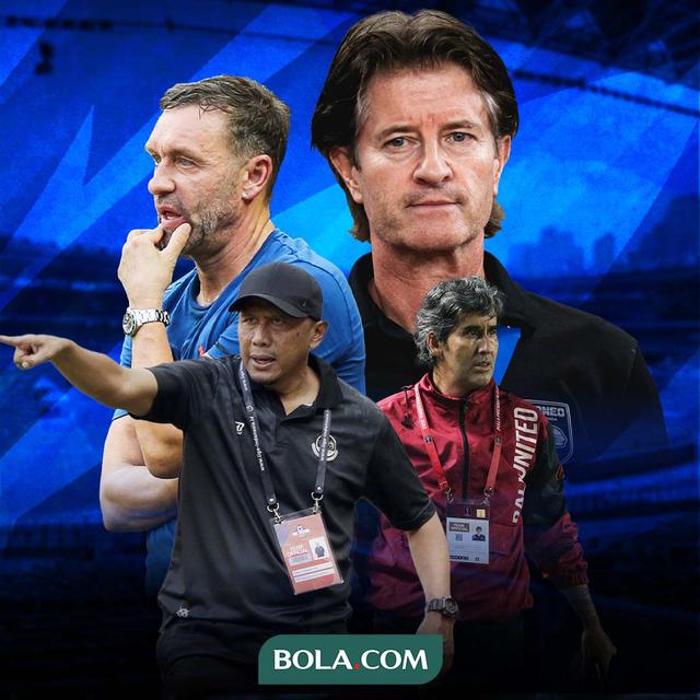 Ilustrasi - Thomas Doll, Stefano Cugurra, Rahmad Darmawan, Pieter Huistra