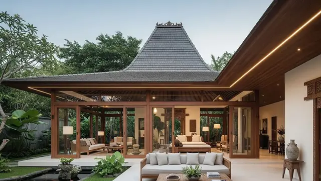 Rumah Kampung dengan Sentuhan Modern