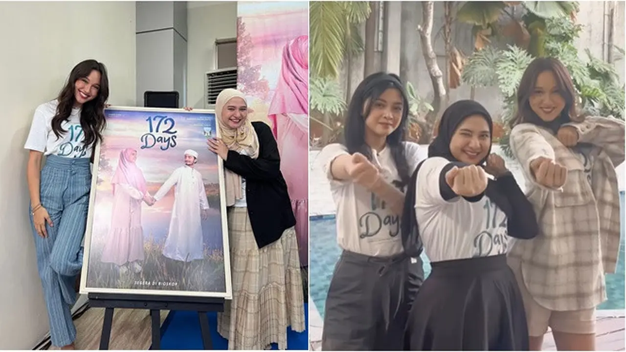 6 Potret Akrab Yasmin Napper dan Nadzira Shafa, Puji Alur Cerita Film 172 Days