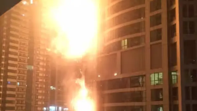 Kebakaran Menara Torch di Dubai