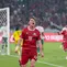 Pemain Timnas Indonesia Ole Romeny meluapkan emosinya setelah assist yang diberikannya berhasil dikonversi menjadi gol oleh Mitchell Baker saat menghadapi Bangladesh pada pertandingan Grup A FIFA ASEAN Cup 2026 di Jakarta, Kamis (1/10/2026). (KLY/Budy Santoso)