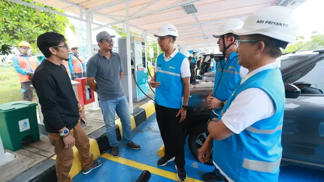PLN telah menyiagakan 4.516 unit Stasiun Pengisian Kendaraan Listrik Umum (SPKLU) yang tersebar di 2.935 lokasi di seluruh Indonesia. (Dok PLN)