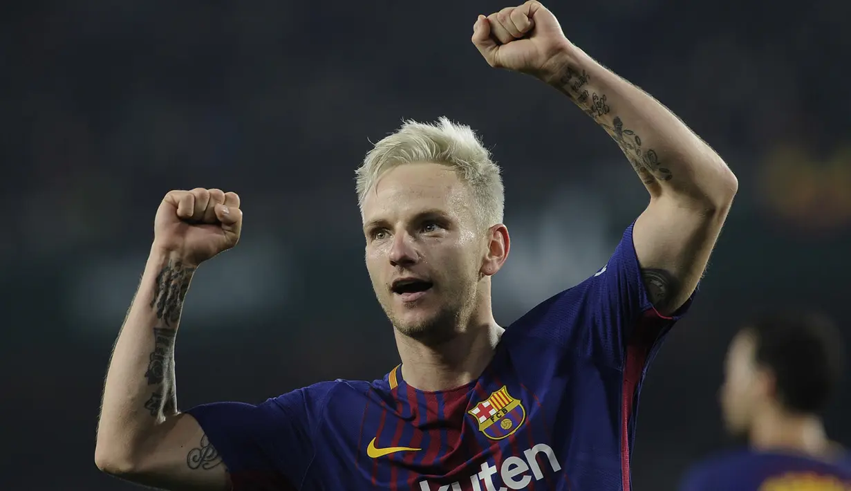 Ivan Rakitic menerima gaji sebesar 130.000 pound sterling per minggu dengan durasi kontrak hingga 2021. (AFP/Cristina Quicler)