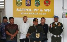 Satpol PP dan WH Banda Aceh Proses Sembilan Pasangan Pelanggar Jinayat