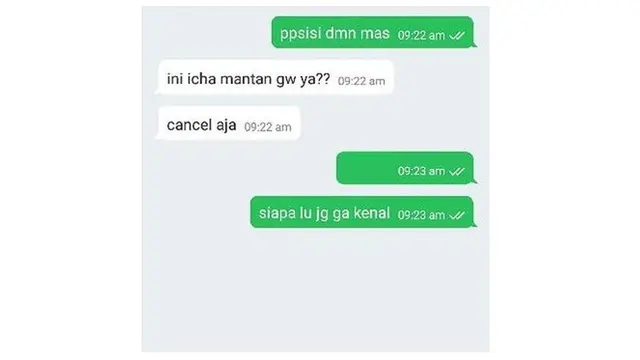 6 Chat Ojek Online saat Bertemu Mantan Ini Bikin Ngelus Dada