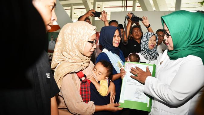 Bupati Bogor Ade Yasin saat mengikuti porgram Rebo Keliling (Boling). (Istimewa)