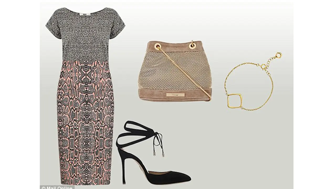 Gaun Animal Print