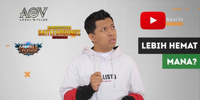 VIDEO: Lebih Hemat Mana, Games E-Sports atau Menonton YouTube?