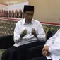 Jokowi berbincang bersama H Quraish Shihab. (Liputan6.com/Lizsa Egeham)