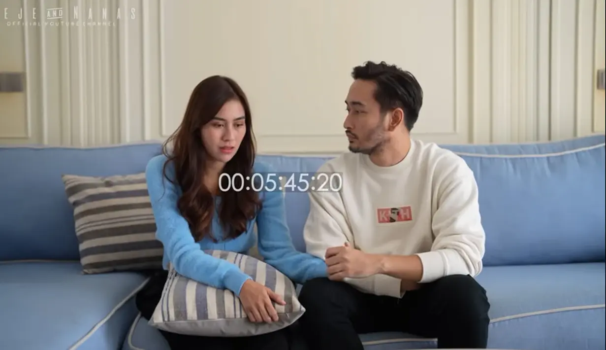 "Ya, nggak ada kata-kata lain selain menyesal, maaf dan terima kasih. Terima kasih kamu yang nggak pernah ninggalin aku susah seneng, kita selalu bareng-bareng" kata Syahnas dengan nada perlahan. [Youtube/Jeje & Nanas Channel]